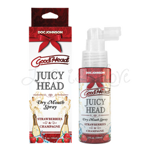 Doc Johnson GoodHead Jucy Head Dry Mouth Spray 2 fl. oz 59 ML (Limited Period Sale)