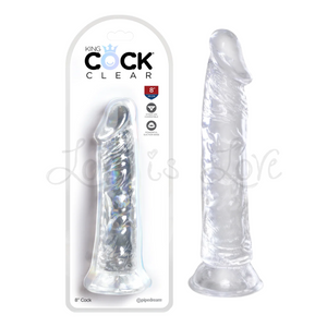 King Cock Clear 8 Inch Cock Buy in Singapore LoveisLove U4ria