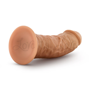 Blush Dr. Skin Glide Realistic 8 Inch Self-Lubricating Dildo Mocha