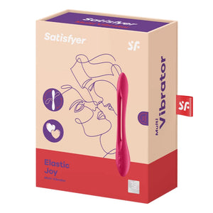 Satisfyer Elastic Joy Flexible Multi-Vibrator Red love is love buy sex toys in singapore u4ria loveislove