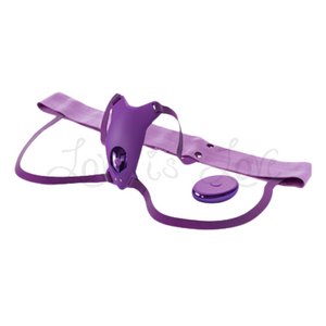 Pipedream Fantasy For Her Ultimate Butterfly Strap-On Remote Control Wearable Vibrator Purple