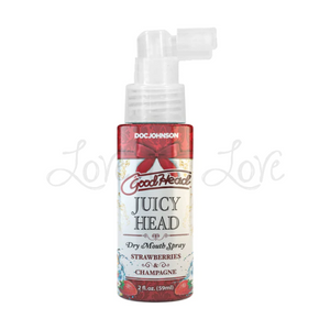 Doc Johnson GoodHead Jucy Head Dry Mouth Spray 2 fl. oz 59 ML (Limited Period Sale)
