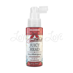 Doc Johnson GoodHead Jucy Head Dry Mouth Spray 2 fl. oz 59 ML