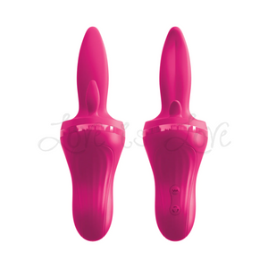Pipedream 3Some Holey Trinity Triple Tongue Rechargeable Vibrator Silicone Pink buy in Singapore LoveisLove U4ria