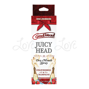 Doc Johnson GoodHead Jucy Head Dry Mouth Spray 2 fl. oz 59 ML (Limited Period Sale)