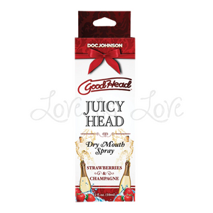 Doc Johnson GoodHead Jucy Head Dry Mouth Spray 2 fl. oz 59 ML