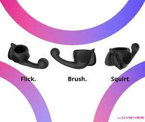 Lovense Domi Wand Attachment Black Male or Female Buy in Singapore LoveisLove U4Ria