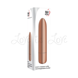 Adam & Eve Eve's Copper Cutie Rechargeable Bullet Vibrator Buy in Singapore LoveisLove U4ria