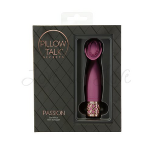 Pillow Talk Secrets Passion Luxurious Mini Massager Wine