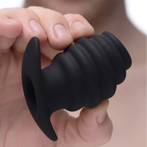 Master Series Hive Ass Tunnel Silicone Ribbed Hollow Anal Plug Small Buy in Singapore U4ria LoveisLove