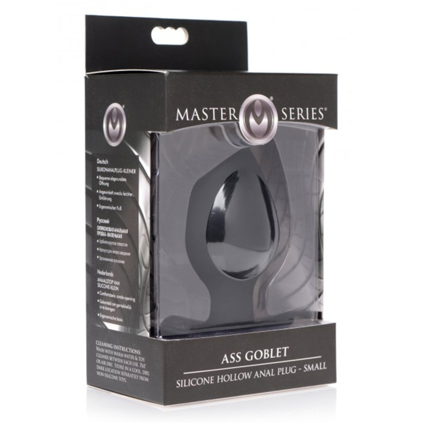 Master Series Ass Goblet Silicone Hollow Anal Plug Small or Large Love is Love Master Series Ass Goblet Silicone Hollow Anal Plug Small or Large Love is Love