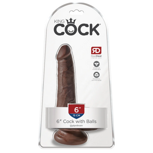 King Cock 6 Inch Cock With Balls