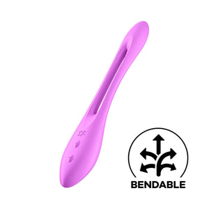 Satisfyer Elastic Joy Flexible Multi-Vibrator Violet love is love buy sex toys in singapore u4ria loveislove