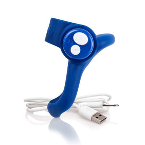 9(The Screaming O Charged You Turn Plus Blueberry (Newly Replenished on Jan 19) Cock Rings - Rechargeable Cock Rings The Screaming O 