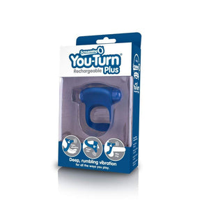9(The Screaming O Charged You Turn Plus Blueberry (Newly Replenished on Jan 19) Cock Rings - Rechargeable Cock Rings The Screaming O 