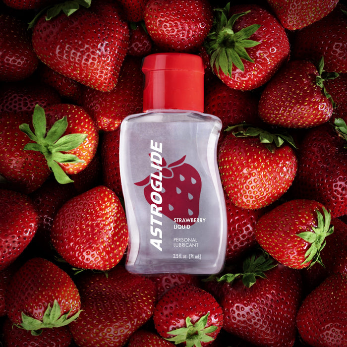 Astroglide Strawberry Flavored Lubricant 73.9 ML 2.5 FL OZ (Expiry 2026)