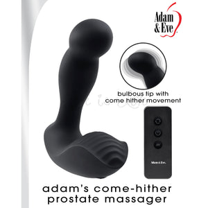 Adam & Eve Adam's Come-Hither Remote Controlled Prostate Massager Black Buy in Singapore LoveisLove U4Ria 