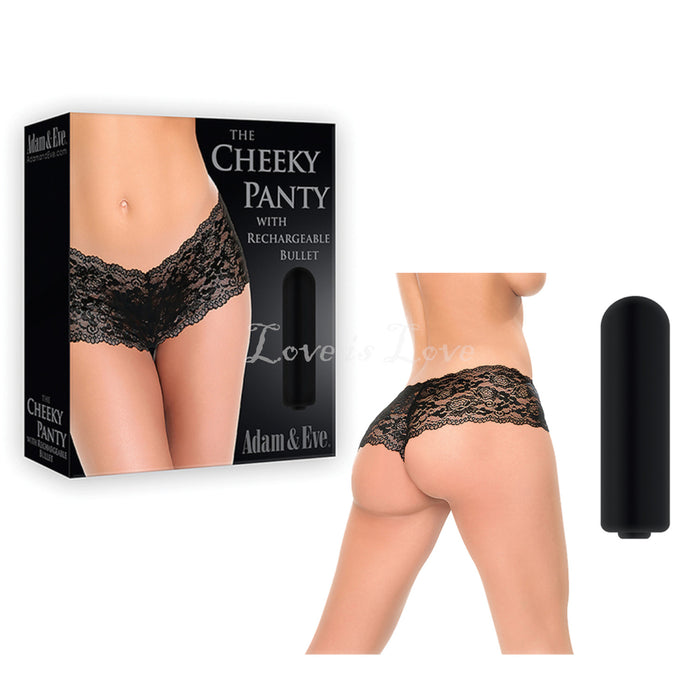 Adam & Eve Cheeky Panty with Rechargeable Bullet
