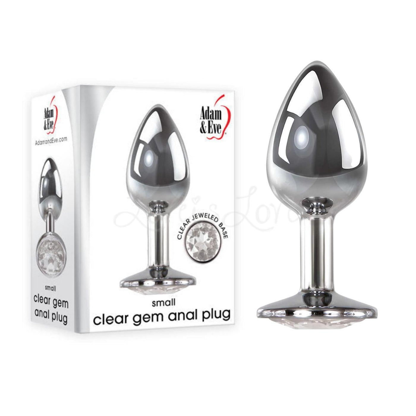 Adam & Eve Clear Gem Anal Plug Love is Love Adam & Eve Clear Gem Anal Plug Love is Love