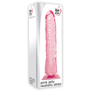 Adam & Eve Jelly Realistic Dildo Pink 8.25 Inches buy in Singapore LoveisLove U4ria