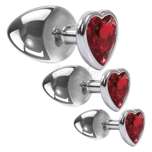 Adam & Eve Red Heart Gem Anal Plug Buy in Singapore LoveisLove U4Ria 