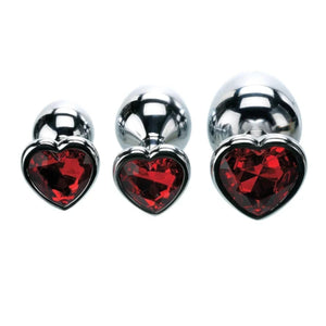 Adam & Eve Red Heart Gem Anal Plug Buy in Singapore LoveisLove U4Ria 