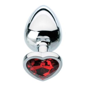 Adam & Eve Red Heart Gem Anal Plug Buy in Singapore LoveisLove U4Ria 