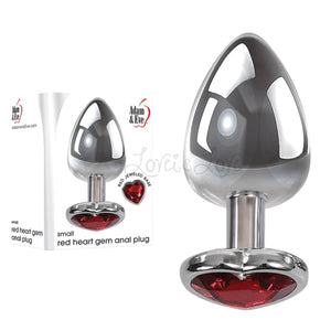 Adam & Eve Red Heart Gem Anal Plug Buy in Singapore LoveisLove U4Ria 