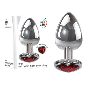 Adam & Eve Red Heart Gem Anal Plug Buy in Singapore LoveisLove U4Ria 