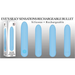 Adam & Eve Silky Sensations Rechargeable Bullet Blue Buy in Singapore LoveisLove U4Ria 