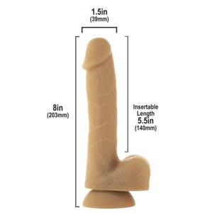 Addiction Andrew Bendable Silicone Tanned Skin Dildo With Suction Cup 200 MM love is love buy sex toys in singapore u4ria loveislove