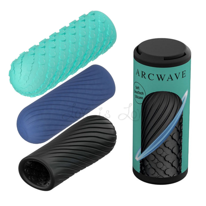 Arcwave Ghost Reversible Pocket Manual Stroker CleanTech Silicone Male Masturbator