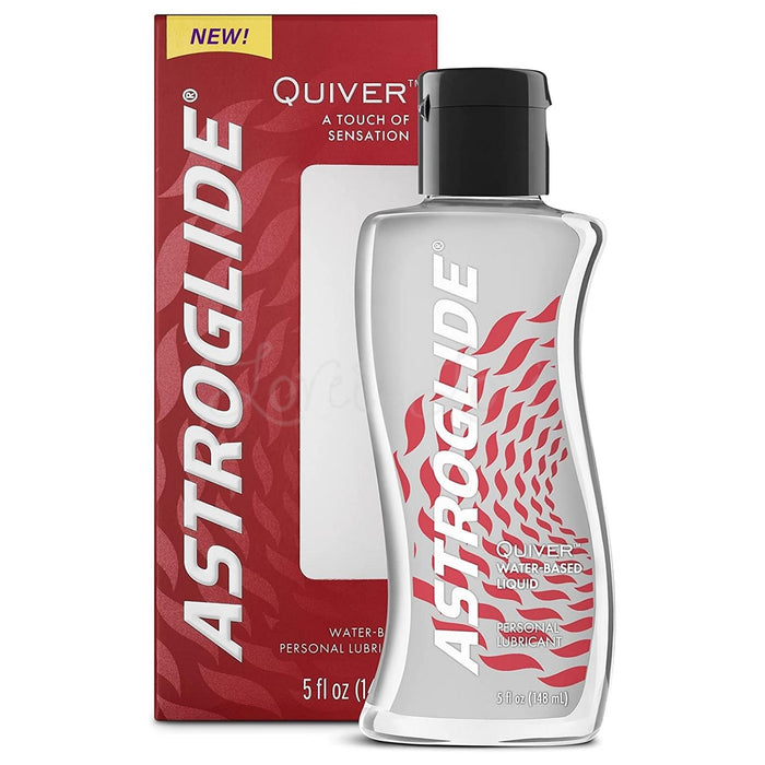 Astroglide Quiver Water Based Gentle Tingling Lubricant 5 fl oz 148 ml