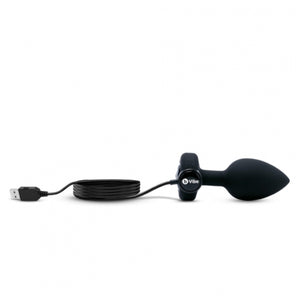 B-Vibe Remote Control Vibrating Jewel Plug Black M/L buy in Singapore LoveisLove U4ria