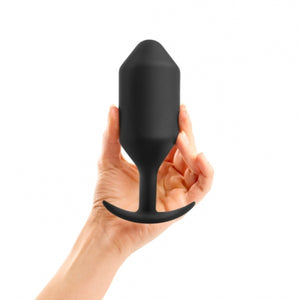 B-Vibe Snug Plug 6 Silicone 515 Grams Weighted Balls Plug Black Buy in Singapore LoveisLove U4Ria 