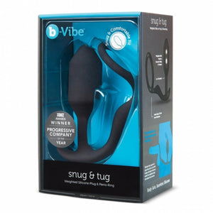 B-Vibe Snug & Tug Two-in-One Penis Ring And Weighted Butt Plug Love Is Love Buy In Singapore Sex Toys U4ria