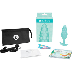 B-Vibe Textured Plug Bump Vibrating Butt Plug Mint Buy in Singapore LoveisLove U4Ria 