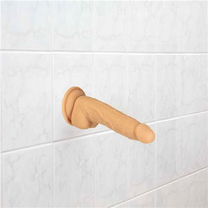 BMS Factory Naked Addiction Silicone Dual Density Dildo With Suction Cup 200 MM Caramel love is love buy sex toys in singapore u4ria loveislove