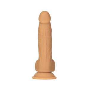 BMS Factory Naked Addiction Silicone Dual Density Dildo With Suction Cup 200 MM Caramel love is love buy sex toys in singapore u4ria loveislove