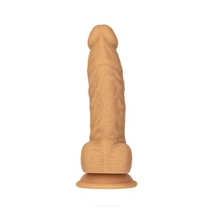 BMS Factory Naked Addiction Silicone Dual Density Dildo With Suction Cup 200 MM Caramel love is love buy sex toys in singapore u4ria loveislove