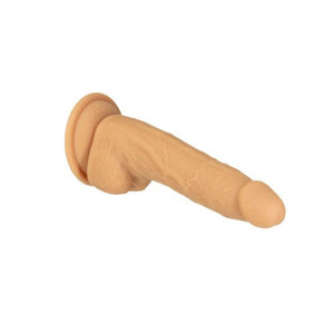 BMS Factory Naked Addiction Silicone Dual Density Dildo With Suction Cup 200 MM Caramel love is love buy sex toys in singapore u4ria loveislove