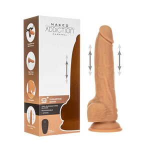 BMS Factory Naked Addiction Thrusting Dong Remote Controlled Vanilla