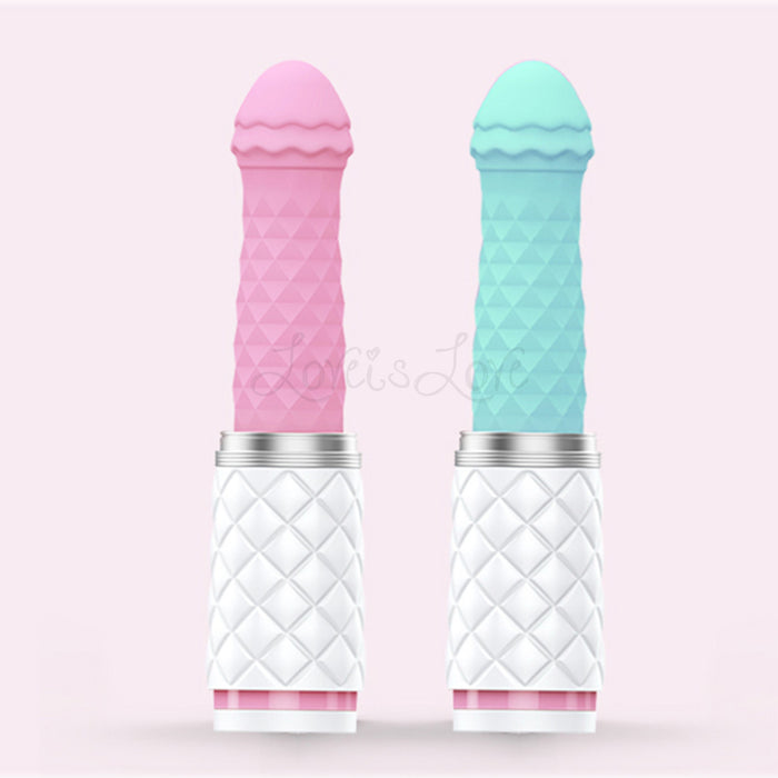 BMS Pillow Talk Feisty Hands Free Thrusting Vibrator Pink or Teal