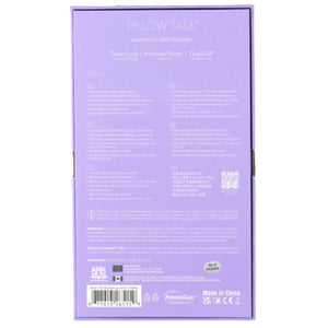 BMS Pillow Talk Sassy G-Spot USB Rechargeable Vibe Special Edition Purple love is love buy sex toys in singapore u4ria loveislove