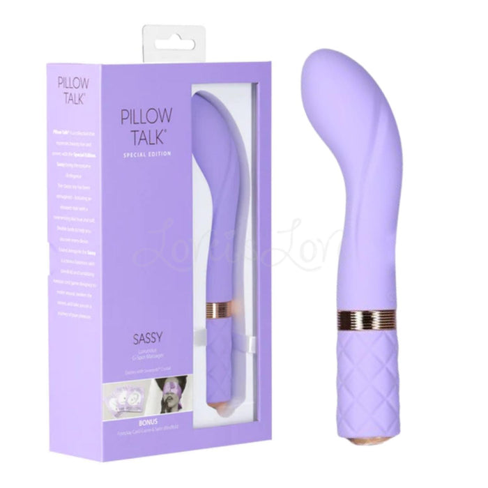 BMS Pillow Talk Sassy G-Spot USB Rechargeable Vibe Special Edition Purple (Limited Period Sales)