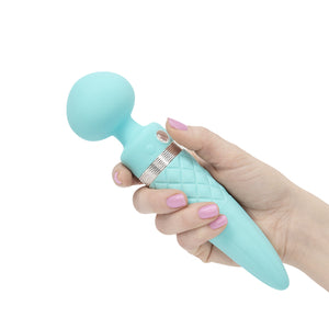 BMS Pillow Talk Sultry Rotating Wand Warming Vibrator Teal Or Pink buy in Singapore Loveislove U4ria