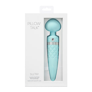 BMS Pillow Talk Sultry Rotating Wand Warming Vibrator Teal Or Pink buy in Singapore Loveislove U4ria