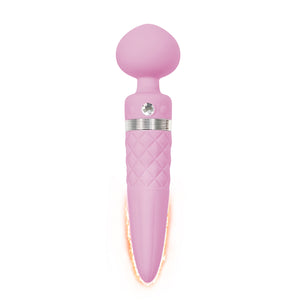 BMS Pillow Talk Sultry Rotating Wand Warming Vibrator Teal Or Pink buy in Singapore Loveislove U4ria