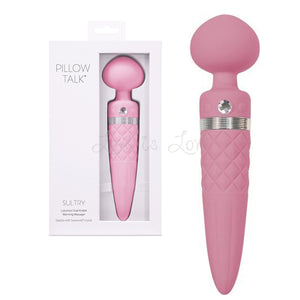 BMS Pillow Talk Sultry Rotating Wand Warming Vibrator Teal Or Pink buy in Singapore Loveislove U4ria