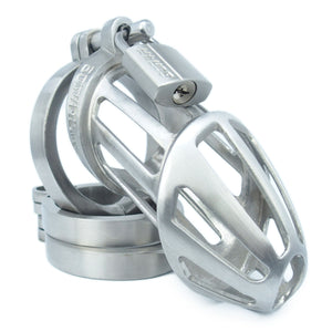 BON4ML Large Stainless Steel Male Chastity Buy in Singapore LoveisLove U4Ria 